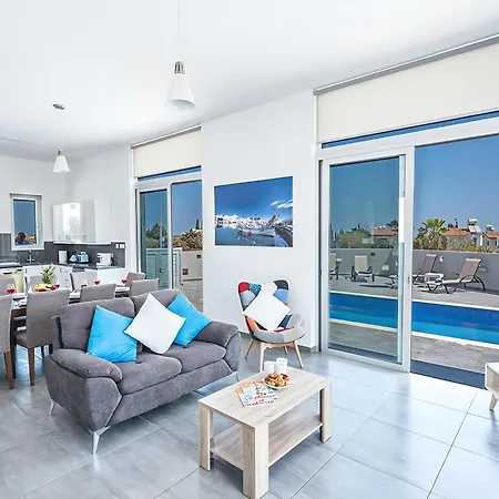 Villa Miramar, Luxury And New 5bdr With Pool And Stunning Sea Views Protaras